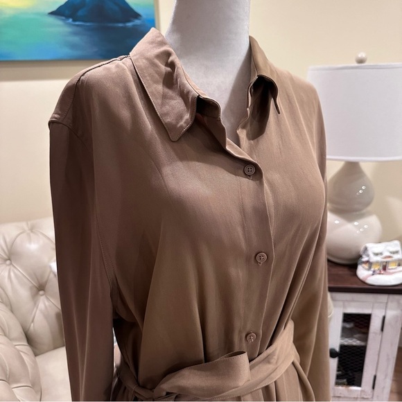 ⭐️Banana Republic brown long coat - Picture 2 of 8